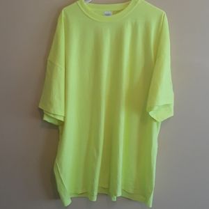 Mens Port co. Neon Yellow Tee.Shirts